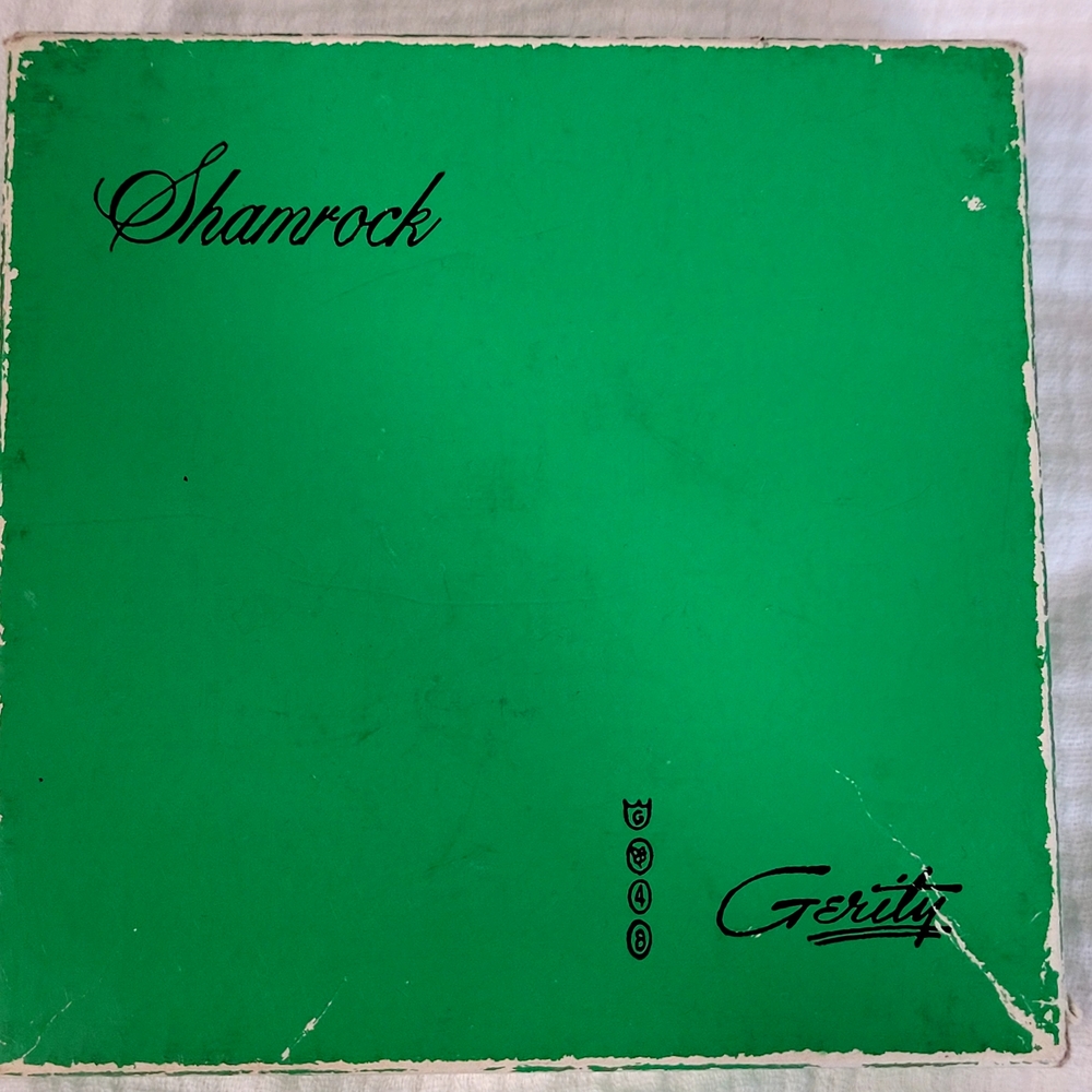 Vintage 24K Gold Plated 3 Leaf Shamrock Clover Paperweight In Box 4 1/2" - Picture 5 of 6